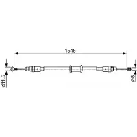 Bosch Vaijeri, seisontajarru 1 987 482 551
