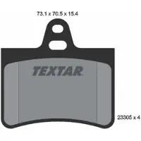 Textar Jarrupalasarja (4kpl), levyjarru 2330501