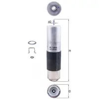 MAHLE ORIGINAL Polttoainesuodatin KL 169/6D