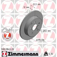 ZIMMERMANN Jarrulevy (1kpl) 590.2845.20