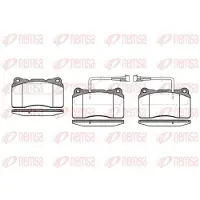 REMSA Jarrupalat Etu, 0666.02 - Renault - Megane. Alfa romeo - 156, 159, Spider, 166, Brera, Crosswagon. Lancia - Kappa