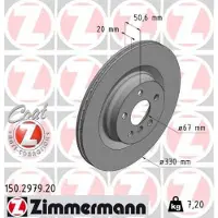 ZIMMERMANN Jarrulevy (1kpl) 150.2979.20