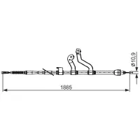 Bosch Vaijeri, seisontajarru 1 987 482 573