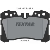 Textar Jarrupalasarja (4kpl), levyjarru 2424501