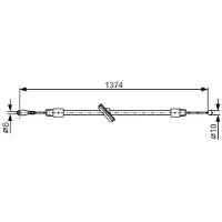 Bosch Vaijeri, seisontajarru 1 987 482 312