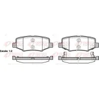 REMSA Jarrupalat Taka, 1264.02 - Jeep - Grand cherokee, Cherokee, Wrangler, Compass. Dodge - Journey, Nitro