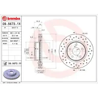 Brembo Jarrulevy (1kpl) 09.5673.1X