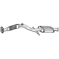 Bosal Äänenvaimennin, etu 165-295