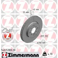 ZIMMERMANN Jarrulevy (1kpl) 540.5300.20