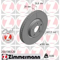 ZIMMERMANN Jarrulevy (1kpl) 250.1383.20