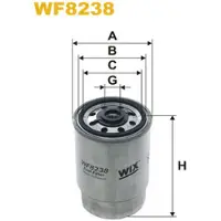 WIX FILTERS Polttoainesuodatin WF8238