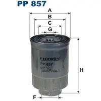 FILTRON Polttoainesuodatin PP 857