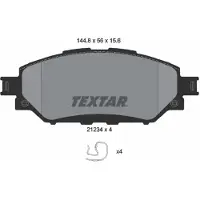 Textar Jarrupalasarja (4kpl), levyjarru 2123401