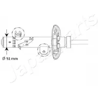 Japanparts Iskunvaimennin MM-01130