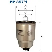 FILTRON Polttoainesuodatin PP 857/1