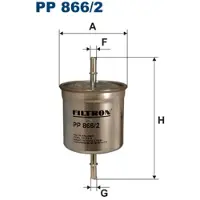 FILTRON Polttoainesuodatin PP866/2