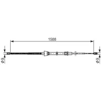 Bosch Vaijeri, seisontajarru 1 987 482 266