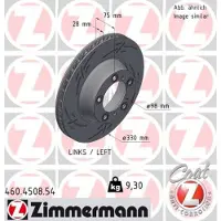 ZIMMERMANN Jarrulevy (1kpl) 460.4508.54
