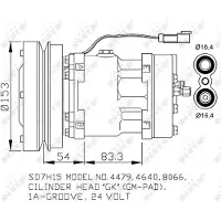 NRF Kompressori, ilmastointilaite 32879