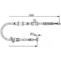Bosch Vaijeri, seisontajarru 1 987 482 246