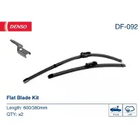 Denso Pyyhkijänsulka DF-092, 600/380mm, Edessä, 2 Kappale