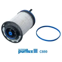 PURFLUX Polttoainesuodatin , C880 - Audi - A6, A6 quattro, Q7, Q8 quattro, Sq8 quattro. VW - Touareg
