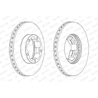 FERODO Jarrulevy (1kpl) FCR261A