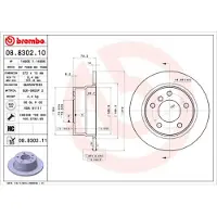 Brembo Jarrulevy (1kpl) 08.8302.11