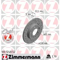 ZIMMERMANN Jarrulevy (1kpl) 100.1248.52
