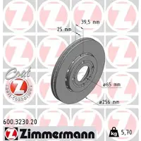 ZIMMERMANN Jarrulevy (1kpl) 600.3230.20