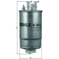 MAHLE ORIGINAL Polttoainesuodatin Mahle, KL 566 - Fiat - Doblò, Punto, Fiorino, Grande punto, Punto evo. Ford - Ka