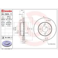 Brembo Jarrulevy (1kpl) 09.C935.11