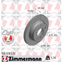 ZIMMERMANN Jarrulevy (1kpl) 150.1283.20