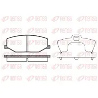 REMSA Jarrupalat Etu, 0190.10 - Suzuki - Samurai/sj-serie, Jimny, Carry