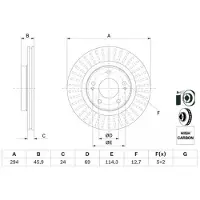 Bosch Jarrulevy 0 986 479 E76, 1 Kappale