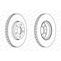 FERODO Jarrulevy (1kpl) DDF1163C