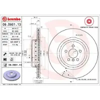 Brembo Jarrulevy 09D90113 takana, tuuletettu, erittäin hiilihappoinen, 1 Kappale