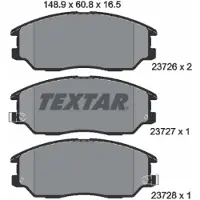 Textar Levyjarrun jarrupalasarja 2372601