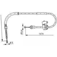 Bosch Vaijeri, seisontajarru 1 987 482 229