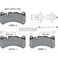 Textar Jarrupalasarja (4kpl), levyjarru 2395503