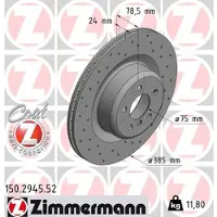 ZIMMERMANN Jarrulevy (1kpl) 150.2945.52