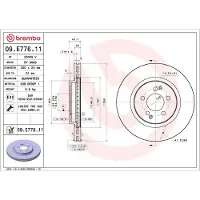 Brembo Jarrulevy 09.E776.11