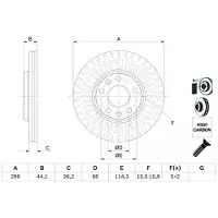 Bosch Jarrulevy 0 986 479 E77
