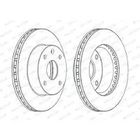 FERODO Jarrulevy (1kpl) DDF1257C