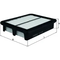 MAHLE ORIGINAL Ilmansuodatin LX 4142