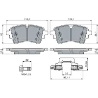 Bosch Jarrupalasarja (4kpl), levyjarru 0 986 460 174