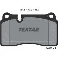 Textar Jarrupalasarja (4kpl), levyjarru 2409803