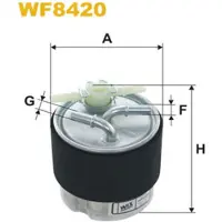 WIX FILTERS Polttoainesuodatin WF8420
