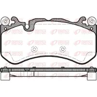 REMSA Jarrupalat Etu, 1300.00 - Mercedes - E-klass, W205, W204, Glc
