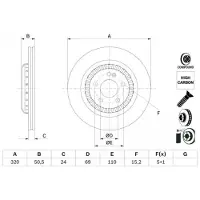 Bosch Jarrulevy (1kpl) 0 986 479 H39